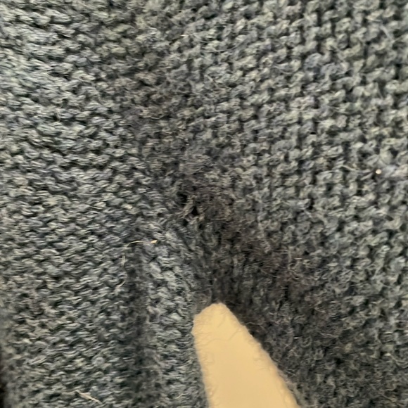Style & Co teal blue sweater.  L - Picture 6 of 9